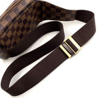 Louis Vuitton Damier Geronimos Brown Belt Bag Gold — view 5