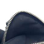 Prada Re-Nylon Charm Nylon Plastic Metal Silver Black White Coin Case — view 6