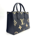 Louis Vuitton On The Go PM Bicolor Monogram Empreinte Correspondence Leather — view 2