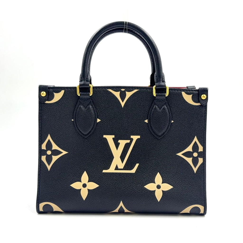 Louis Vuitton On The Go PM Bicolor Monogram Empreinte Correspondence Leather