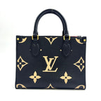 Louis Vuitton On The Go PM Bicolor Monogram Empreinte Correspondence Leather