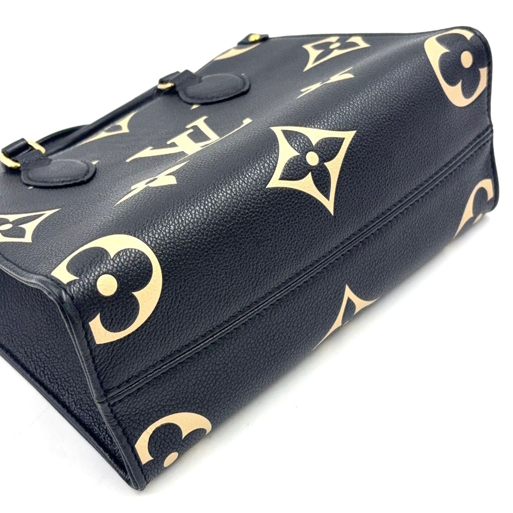 Louis Vuitton On The Go PM Bicolor Monogram Empreinte Correspondence Leather — view 5