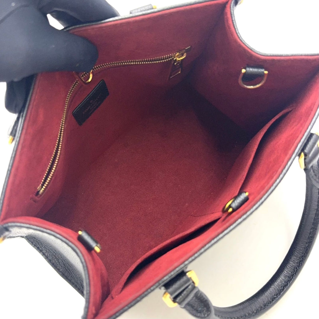 Louis Vuitton On The Go PM Bicolor Monogram Empreinte Correspondence Leather — view 3