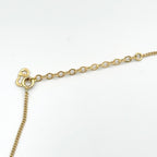 Dior CD Logo Oval Gold Plated Necklace — view 7