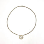 Gucci Interlocking Silver Necklace — view 3