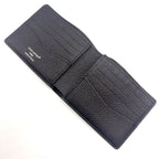 Louis Vuitton Portefeuille Calf Correspondence Leather Black Bi Foldwallet — view 3