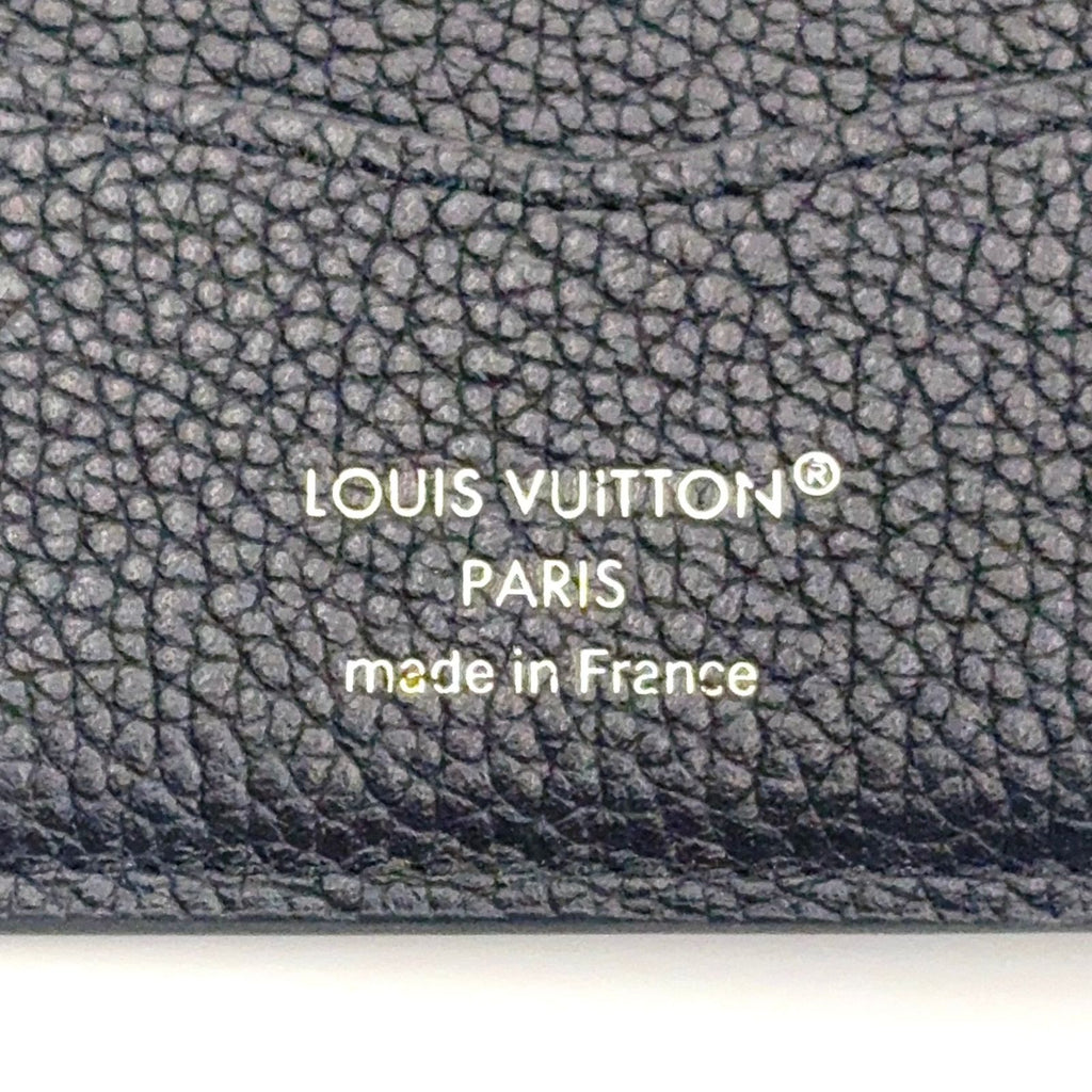 Louis Vuitton Portefeuille Calf Correspondence Leather Black Bi Foldwallet — view 4