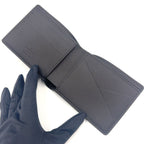 Louis Vuitton Portefeuille Multiple Correspondence Leather Black Bi Foldwallet — view 3