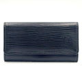 Louis Vuitton Multicles 4 Epi Noir Leather Black Key Case Silver Key Holder