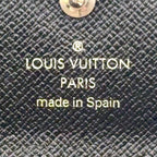 Louis Vuitton Multicles 4 Epi Noir Leather Black Key Case Silver Key Holder — view 4
