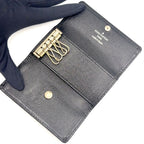 Louis Vuitton Multicles 4 Epi Noir Leather Black Key Case Silver Key Holder — view 3
