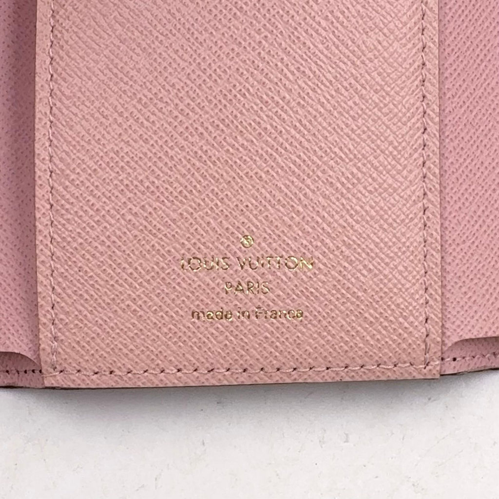 Louis Vuitton Portefeuille Victorine Monogram Rose Ballerine Leather Brown — view 4
