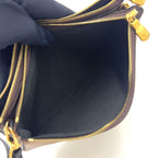 Louis Vuitton Pochette Zip Monogram Giant Reverse Leather Brown Black Shoulder — view 3