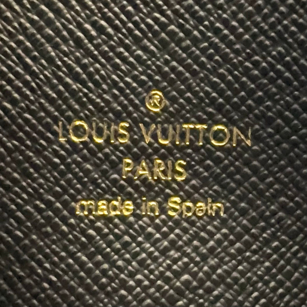 Louis Vuitton Pochette Zip Monogram Giant Reverse Leather Brown Black Shoulder — view 5