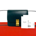 Celine Classic Box Small Leather Mini Shoulder Bag Crossbody Green