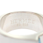Hermes Candy Ring Vintage 925 Sterling Silver Blue Discontinued — view 7