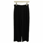 Hermes Martin Margiela Era Wide Pants Trousers Wool 40 Black Full Length PP — view 2