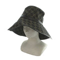 Gucci Bucket Hat Logo Canvas GG M 57 Black