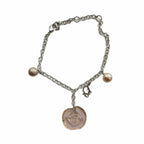 Dior Bracelet Faux Pearl Silver Color Pink — view 2