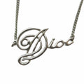 Dior Pendant Logo Silver