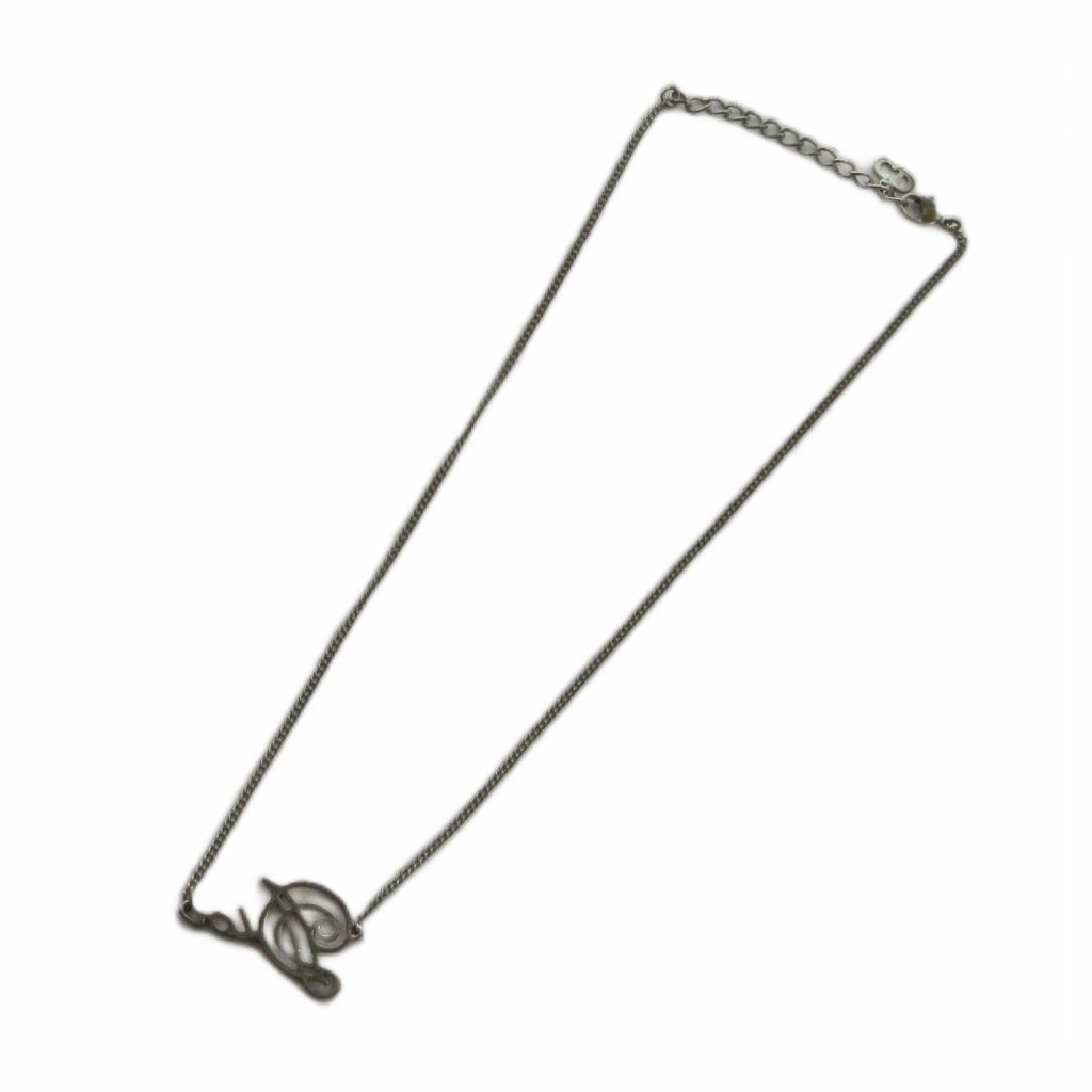 Dior Pendant Logo Silver — view 4