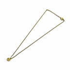 Dior Necklace Rhinestone Faux Pearl Pendant Gold — view 4