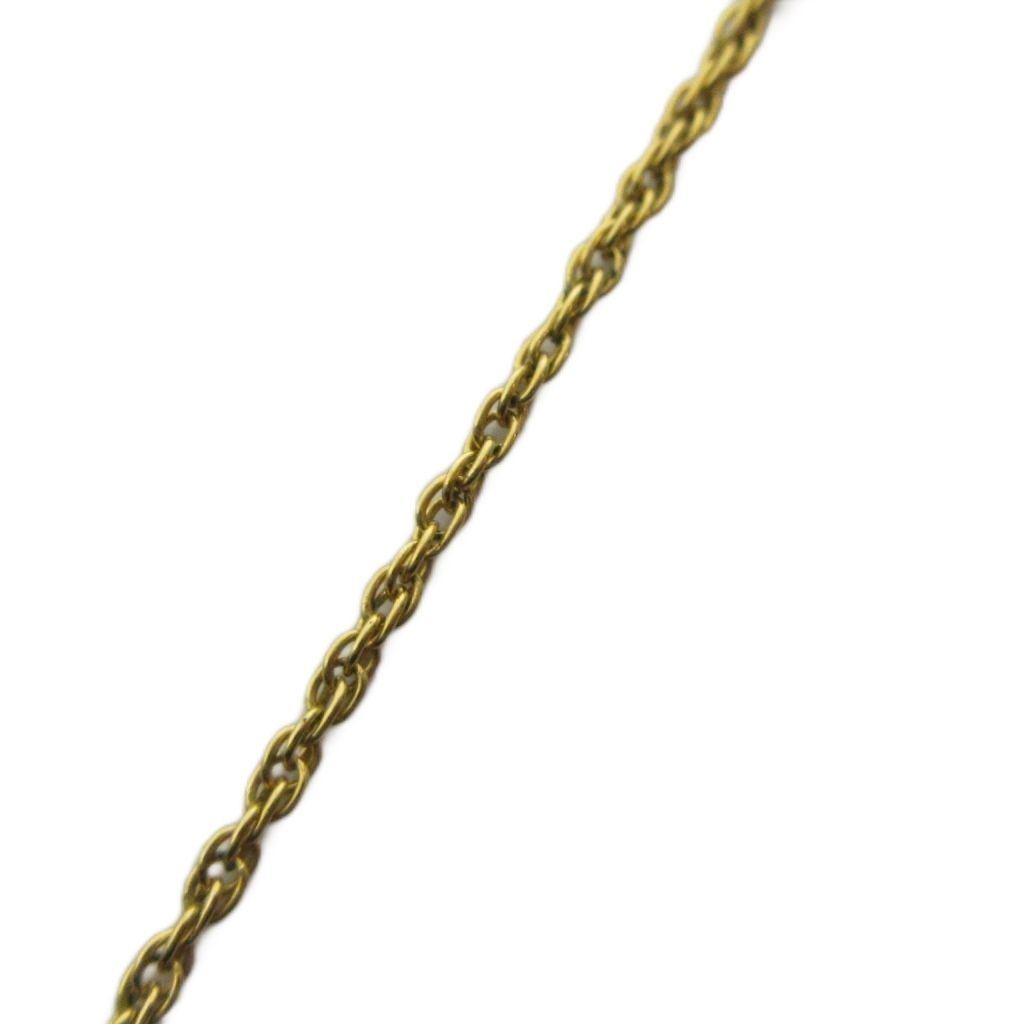 Dior Necklace Rhinestone Faux Pearl Pendant Gold — view 6