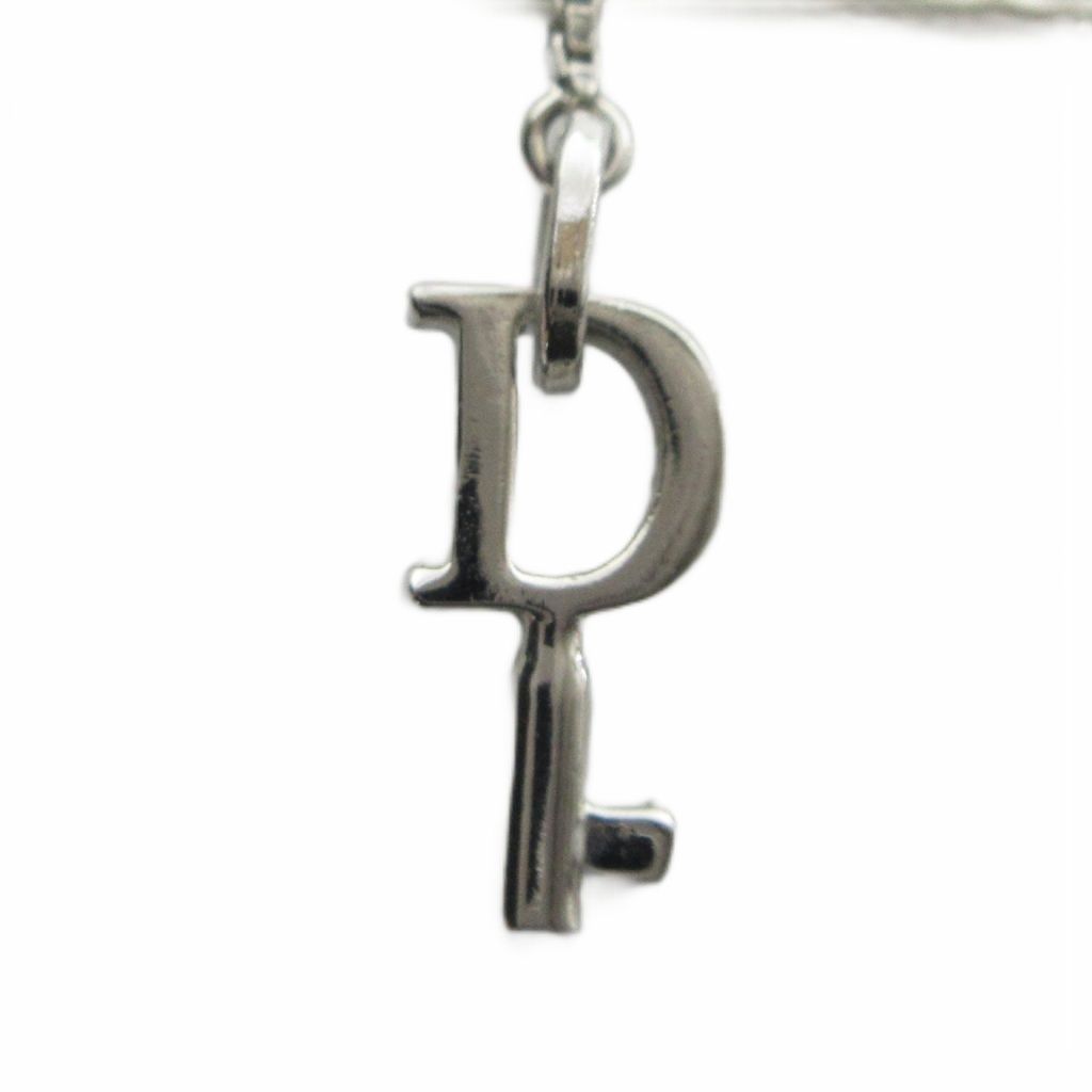 Dior Earrings Logo Heart Cadena Silver — view 4