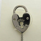 Dior Earrings Logo Heart Cadena Silver — view 3