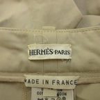 Hermes Martin Margiela Era Wide Pants 40 Beige Full Length PP — view 4