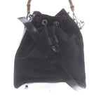 Gucci Shoulder Bag 2-Way Natural Bamboo Trimming Leather Black — view 4