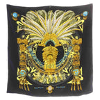 Hermes Mexique Mexico Scarf Carre 90 Logo Navy