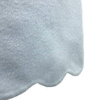 Dior Dress Angora Blend 36 Blue Light Scallop Neck Short Sleeve Midi Length YU — view 6