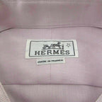 Hermes Long Sleeve Shirt 40 Purple Regular Color Top YU — view 3