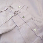 Hermes Long Sleeve Shirt 40 Purple Regular Color Top YU — view 6