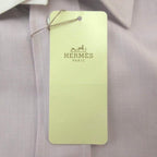 Hermes Long Sleeve Shirt 40 Purple Regular Color Top YU — view 4