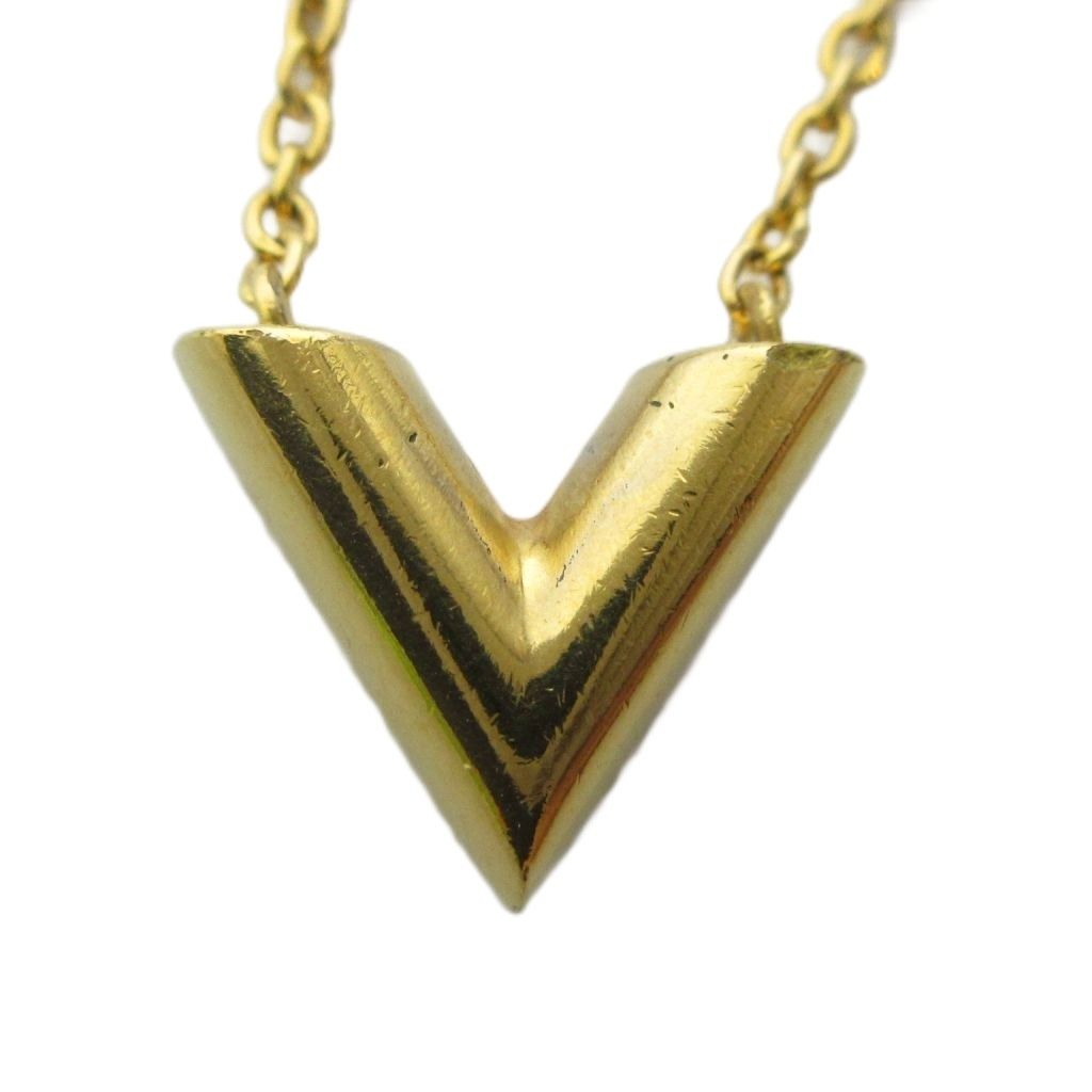 Louis Vuitton Essential Pendant Logo Gold — view 2