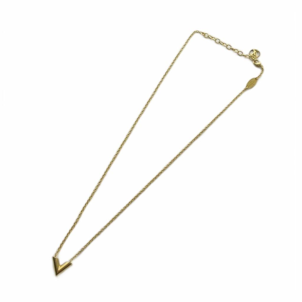 Louis Vuitton Essential Pendant Logo Gold — view 4