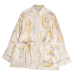 Hermes Martin Margiela Era Blouse with Shirt Belt Total Pattern