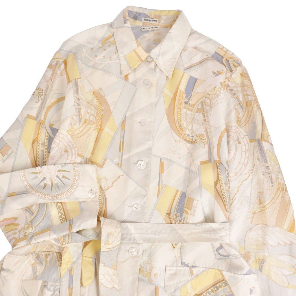 Hermes Martin Margiela Era Blouse with Shirt Belt Total Pattern — view 2