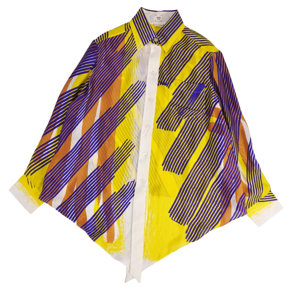 Hermes Shirt Blouse Gaultier Era Long Sleeve