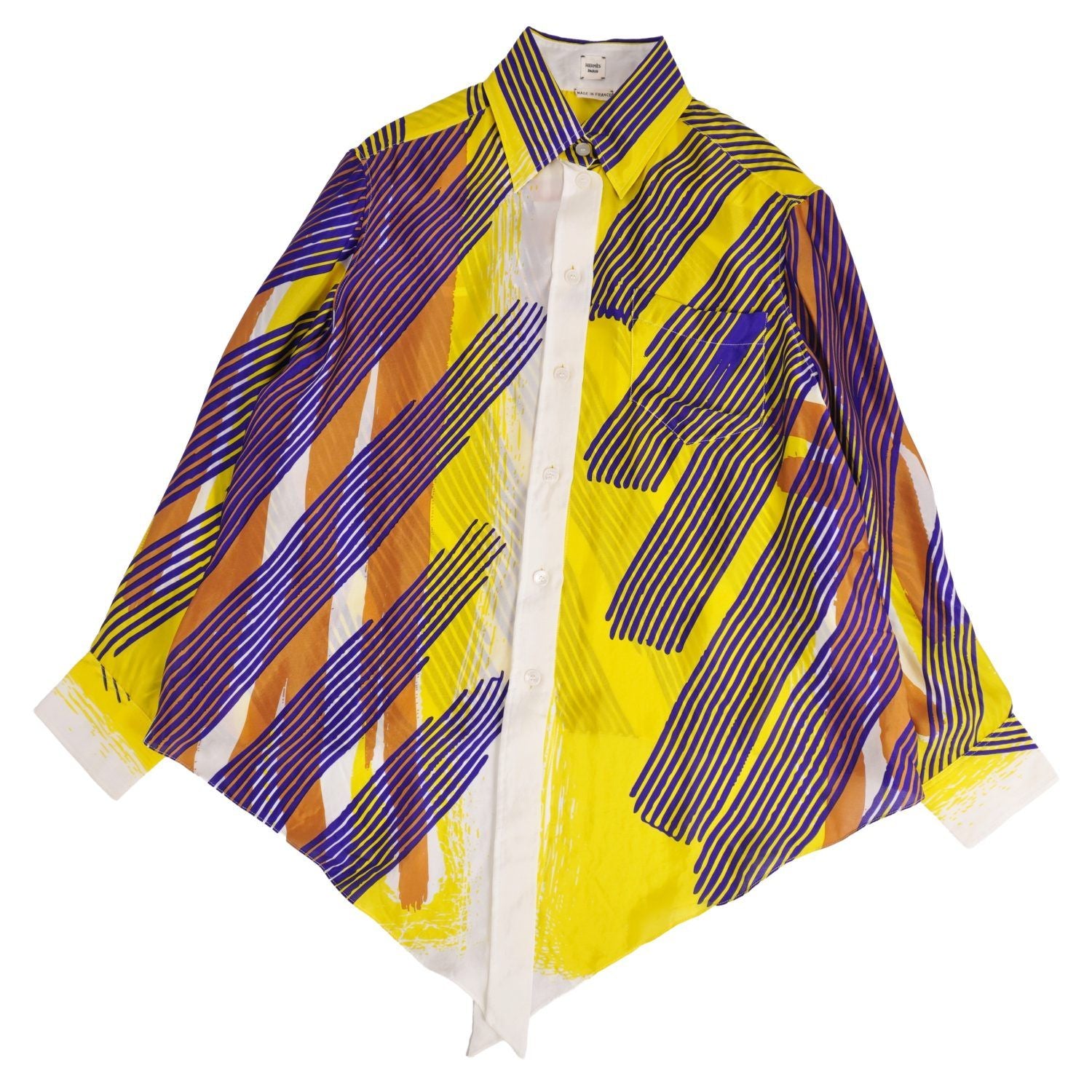 Hermes Shirt Blouse Gaultier Era Long Sleeve