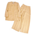 Hermes Vintage Set Pants Suit Linen