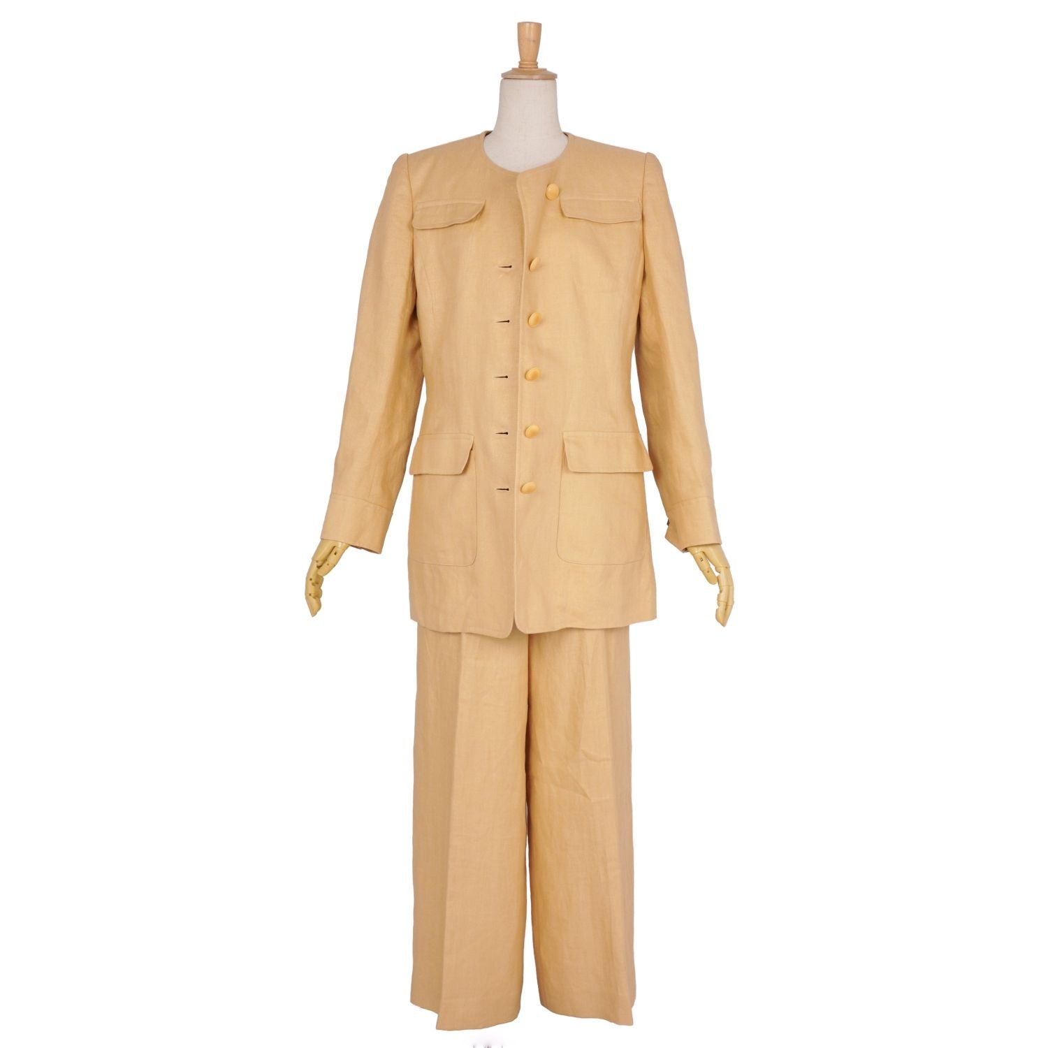 Hermes Vintage Set Pants Suit Linen — view 3
