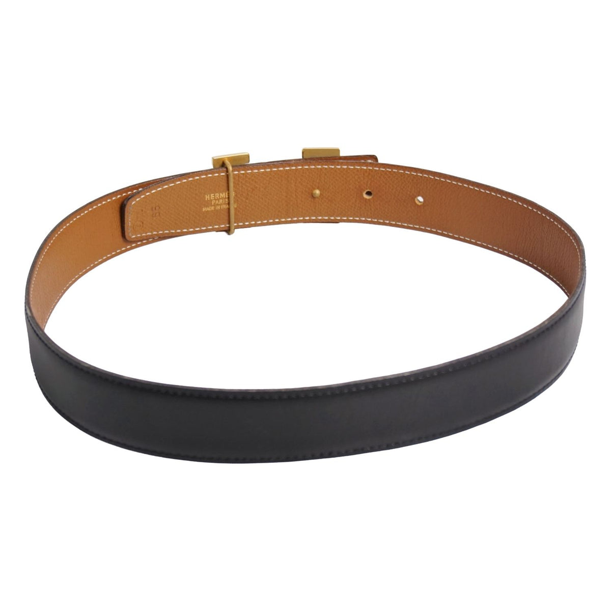 Hermes Vintage Belt Leather River — view 4