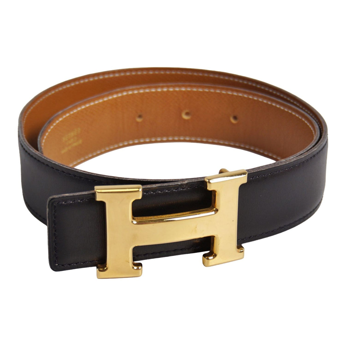Hermes Vintage Belt Leather River