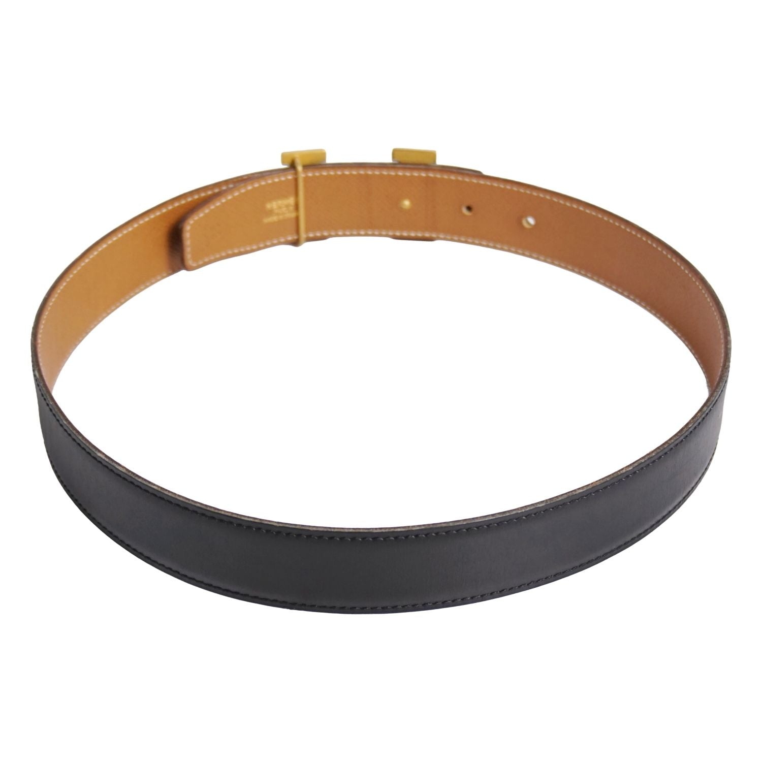 Hermes Vintage Belt Leather River — view 4
