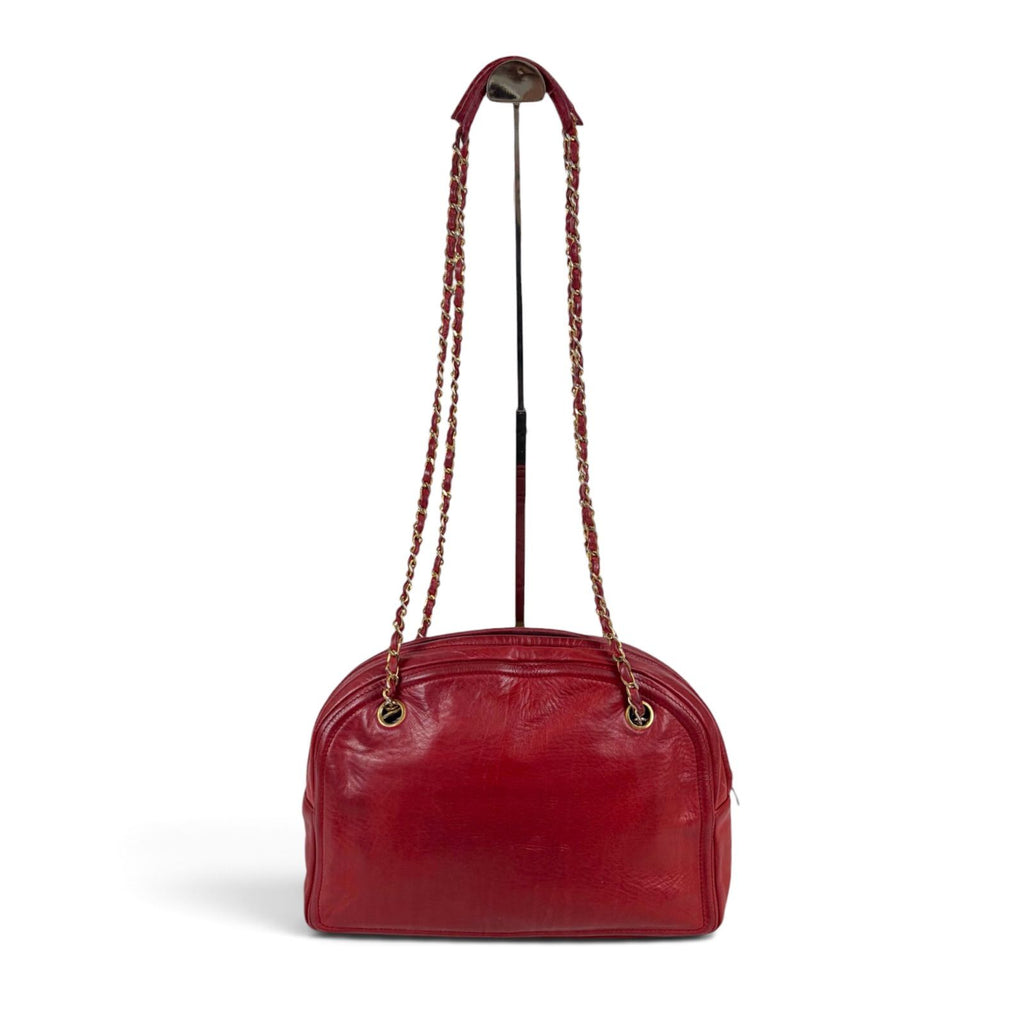 Chanel Lamb Skin Chain Shoulder Bag Lambskin Bag Tote — view 3