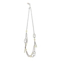 Dior Petit CD Faux Pearl Necklace Silver