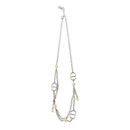 Dior Petit CD Faux Pearl Necklace Silver